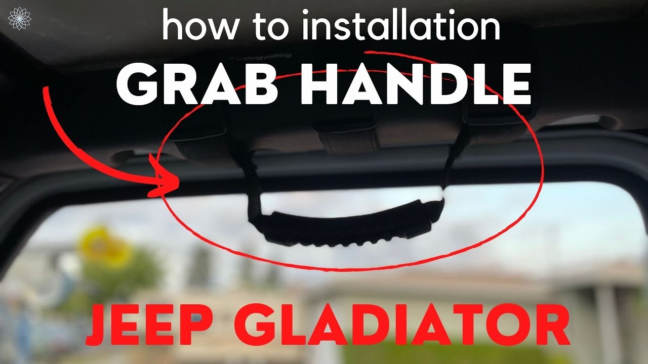 How to Install Grab Handle to Your Gladiator Jeep Truck #shorts