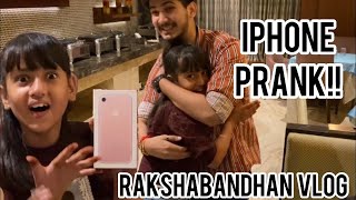 SISTER'S REACTION TO FAKE IPHONE PRANK ON RAKSHABANDHAN | PRAKHAR SAHU VLOGS