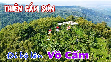 Đường đi bộ lên Vồ Cấm - Thiên Cấm Sơn - Tịnh Biên - An Giang. Vồ Cấm còn có tên gọi là Vồ Bà.
