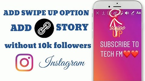 How to add swipe up option or link to your instagram story🔥🔥