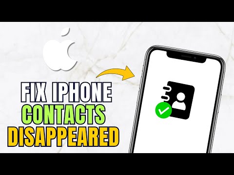 How To Fix iPhone Contacts Disappeared