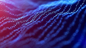 ☄ Particles Lines Displacement Abstract Bokeh Background Video Loop +4K 60FPS PREMIUM Footage