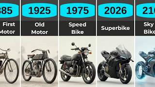 The Evolution Of Motorcycles 1885 To 2200