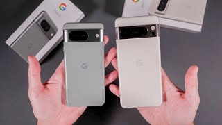 PIXEL 8 and PIXEL 8 Pro Unboxing and TOUR