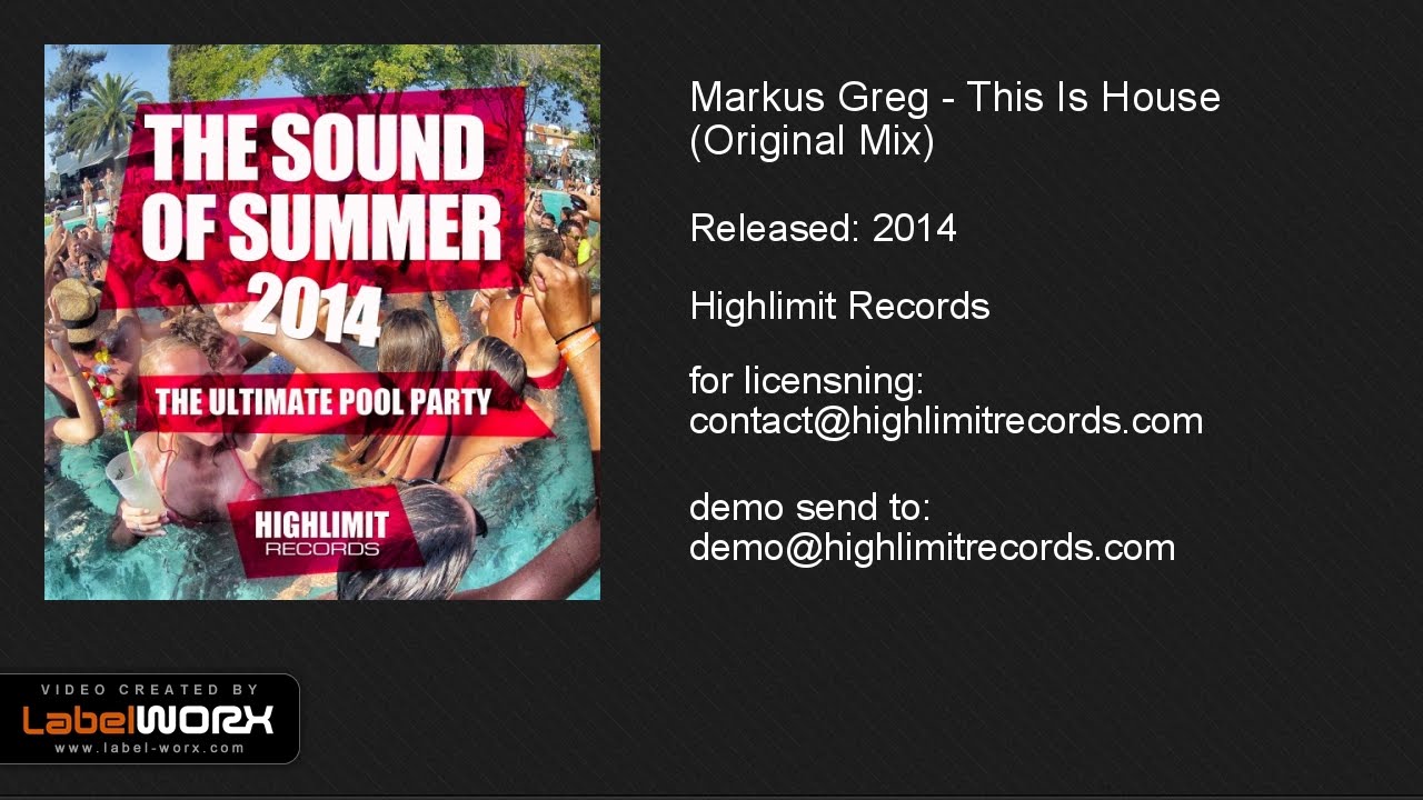 Watch Markus Greg - This Is House (Original Mix) on YouTube Watch Markus Greg - This Is House (Original Mix) on YouTube