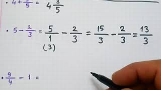 5.sınıf matematik Kesirlerle toplama ve çıkarma işlemleri #Bulbulogretmen #kesirler