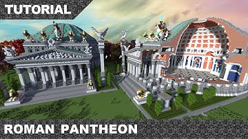 Minecraft Roman Pantheon Tutorial & Download part 3