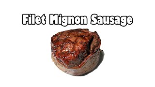 Bacon Wrapped Filet Mignon Puck Sausage