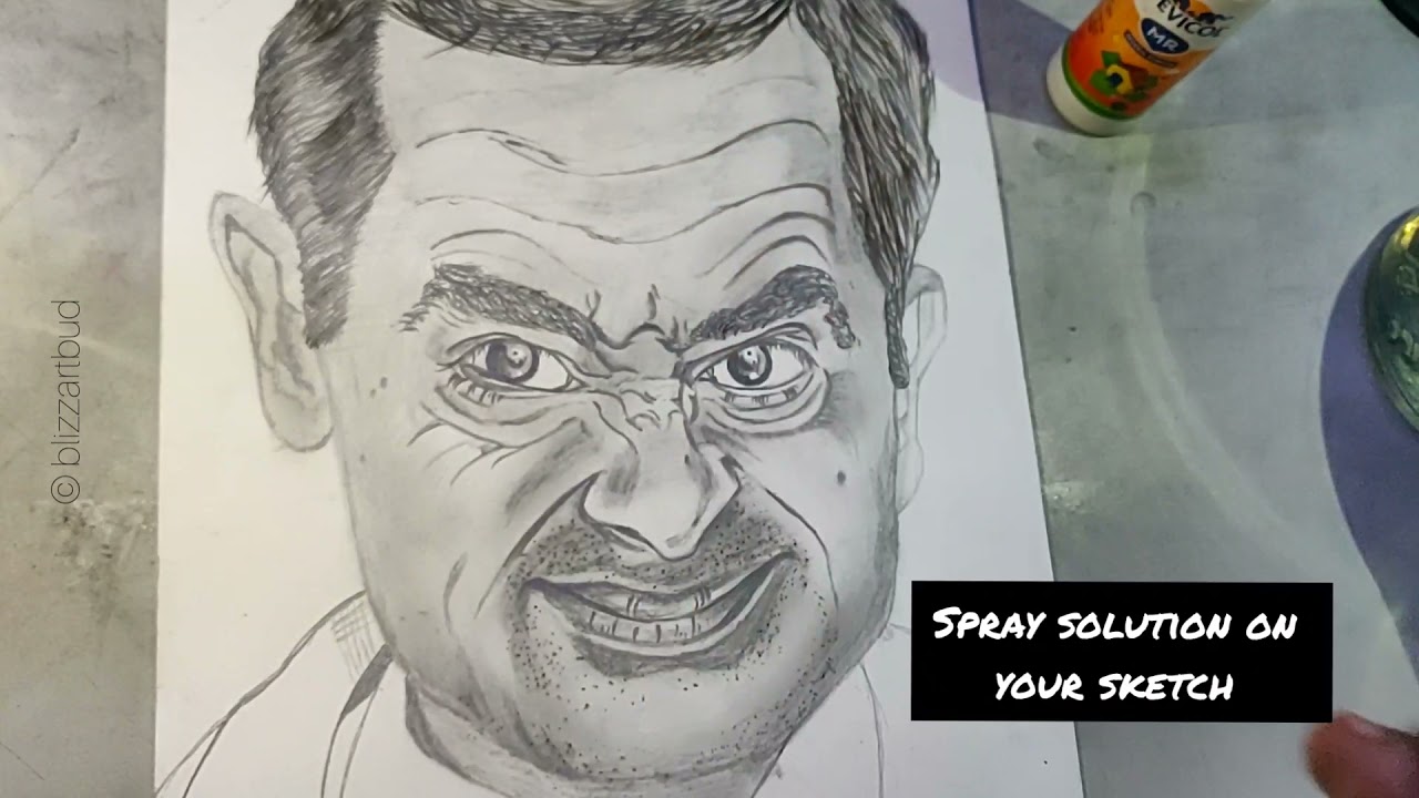 DIY Fixative Spray for Graphite Art Save Rs. 250/ YouTube