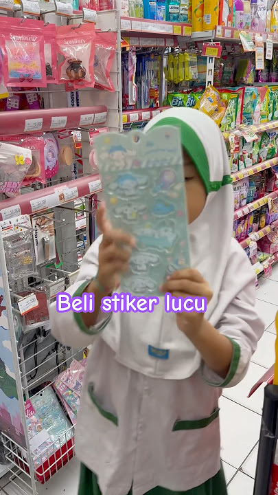 Minta beli stiker lucu #jajan #belimainan #maianananak #stikerlucu