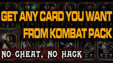 Mortal Kombat X Mobile Glitch. Open Kombat Pack until you get Desired Kard. (Works in 2018)