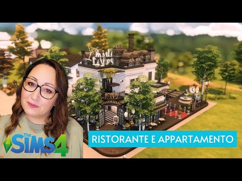COSTRUISCO un RISTORANTE CON APPARTAMENTO! LA MIA VERSIONE della GIOVYSHELL3-The Sims 4 @giovygames