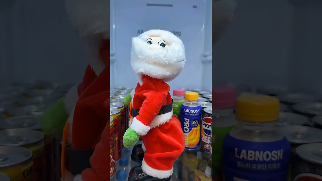 🧸 Dancing Doll Inside the Fridge! 😱#shorts #woodworking #virelshorts #smartphone