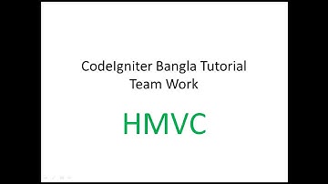 HMVC Bangla Tutorial In CodeIgniter