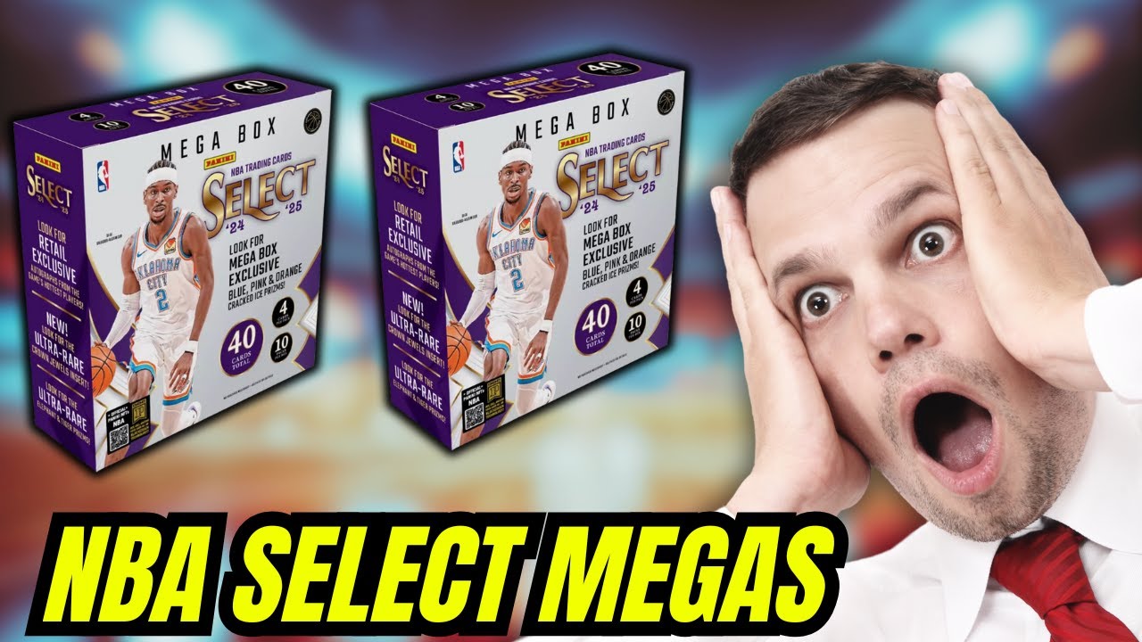 WOWEE! ? BRAND NEW! 2024-25 Select Basketball Mega Box Review 