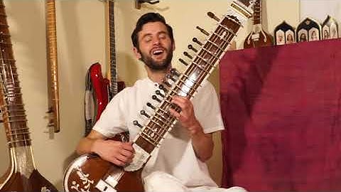 06 Yaman Sitar Lesson Series. Chalan in Rag Yaman. how to play Yaman on sitar. Chalan Antara