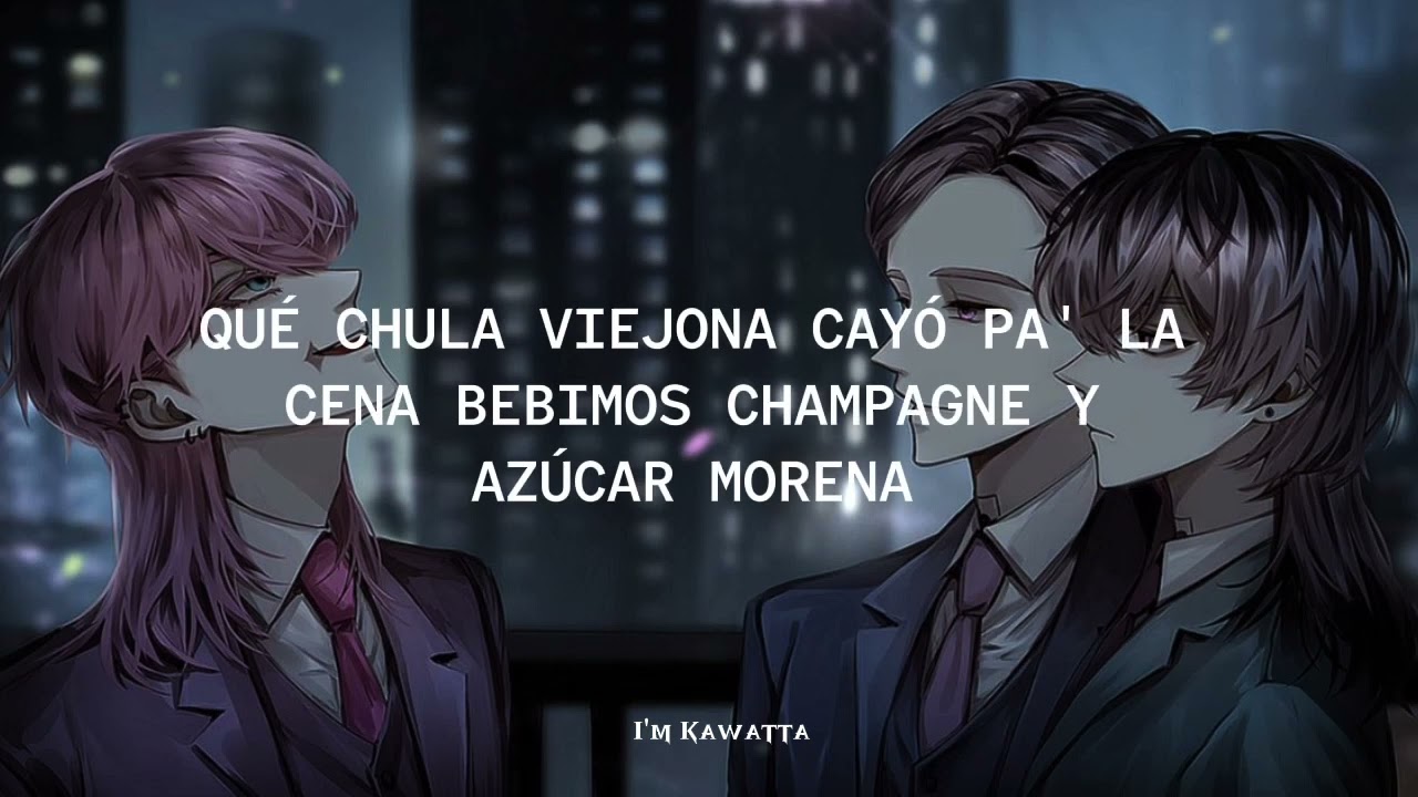 Cartel de Santa y Millonario - Burbujas de Cristal [Lyrics]