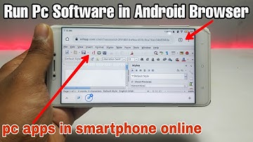 Run Any PC Apps in Android Smartphone Browser 2021 | Pc games and software in Android phone