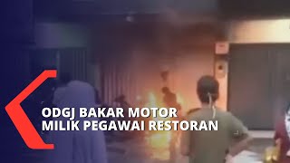 ODGJ Bakar Dua Motor Milik Pegawai Restoran Siap Saji di Pulogadung
