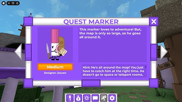 How to get QUEST MARKER in FIND THE MARKERS [NEW UPDATE] ROBLOX !