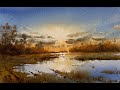 How to paint Horizon in watercolor painting by javid tabatabaei