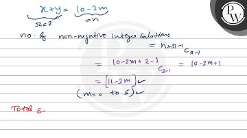 Three randomly chosen non-negative integers x, y and z are found to satisfy the equation x+y+z=10...