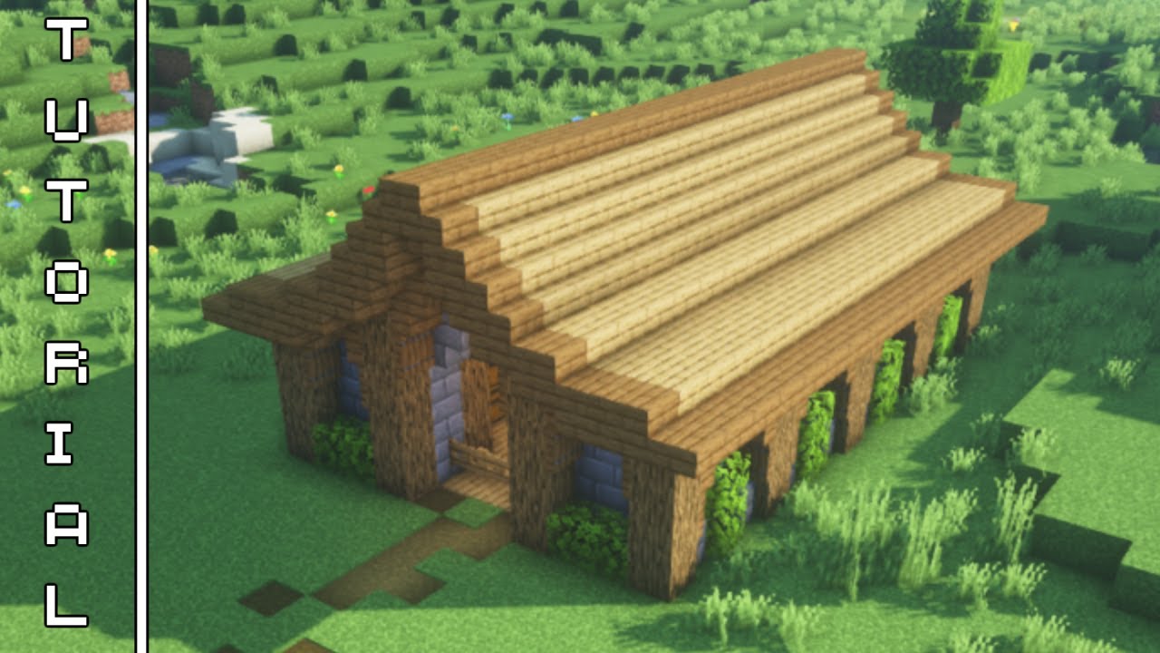 minecraft casa de madeira e pedra｜Pesquisa do TikTok