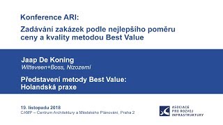 ARI: Zadávání zakázek podle nejlepšího poměru ceny a výkonu metodou BEST VALUE 7