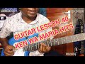 LEARNING KAMBA BENGA GUITAR with ERIC MBUVI TUTORIAL PART 40 ft YATTA boys band Ken wa Maria