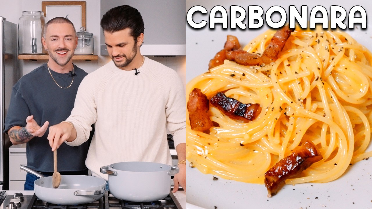 Eric D’Alessandro Tries My Carbonara and Loses His Mind | Your Pasta Sucks with Matteo Lane