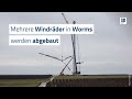 Rückbau von Wormser Windrädern: Das passiert vor Ort