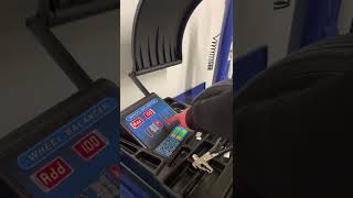 How to calibration Satoffid 60A wheel balancer