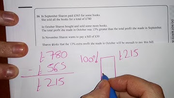 Percent Of Amount Calculator Foundation Paper  Foundation New GCSE (9-1) Calculator Exam Question