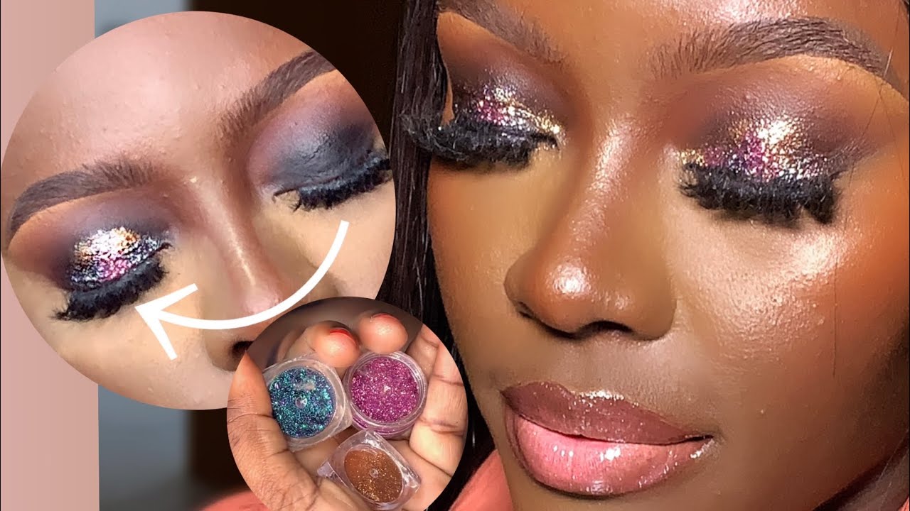 Latest Eye Makeup Trends You Should Try In 2021 : Glam glitter & Black