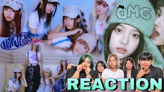 หยิบยืมรีแอค || NEWJEANS (뉴진스)'OMG' Official MV + (Performance ver.1) 🐰💖💖 #reaction #newjeans