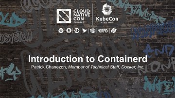 Introduction to Containerd - Patrick Chanezon, Member of Technical Staff, Docker, Inc.