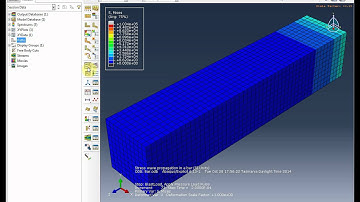FEA - Abaqus - Stress wave propagation in a bar