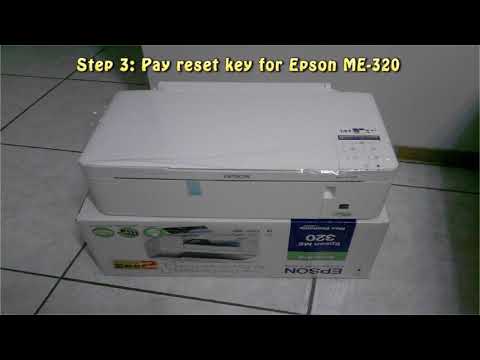 video Reset Epson ME 320 Waste Ink Pad Counter