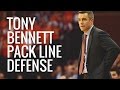 Tony Bennett's pack line defense complete guide