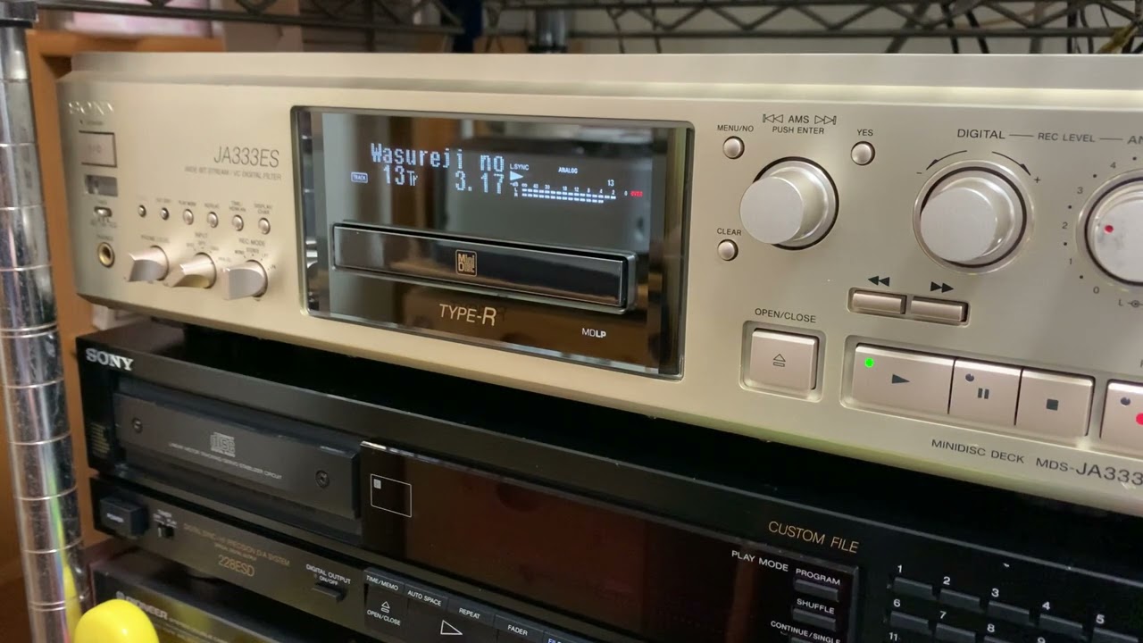 【美品】 SONY ソニー MDS-JA333ES MDデッキ MDS-JA333ES SONY ソニー MINIDISC DECK MD デッキ 22082713