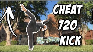 HOW TO DO THE CHEAT 720 HOOK KICK! - MARTIAL ARTS TRICKING TAEKWONDO TUTORIAL