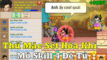 Ngọc Rồng Online - Thử Mặc Skh Siêu Hóa Khỉ Mở Skill 4 Đệ Tử ... Hiến Máu Đổi 3 Cải Trang Vĩnh Viễn