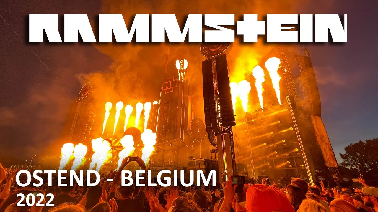 Rammstein Ostend (Belgium) Aug 2022 - YouTube