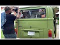 Buffing old crappy paint. VW Bus.