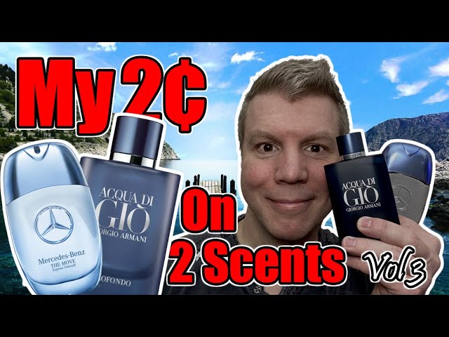 MY 2¢ ON 2 SCENTS: THE MOVE EXPRESS YOURSELF+ACQUA DI GIO PROFONDO | UNBOXING u0026 FIRST IMPRESSIONS class=