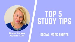 TOP 5 STUDY TIPS - Social Work Shorts - ASWB Study Prep (LMSW, LSW, LCSW Exams) screenshot 1