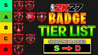 RANKING BEST SHOOTING BADGES IN NBA 2K27 (TIER LIST)