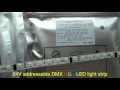 24v addressable dmx rgb led light strip  kutopcom