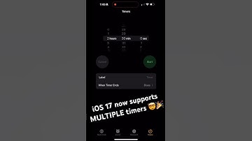 iOS17 supports multiple timers! Finally 🤯 #ios17