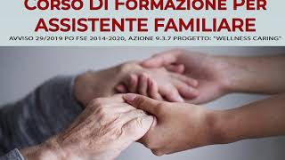 AVVISO 29/2019 PER LA REALIZZAZIONE DI PERCORSI FORMATIVI PER LA FORMAZIONE ASSISTENTI FAMILIARI